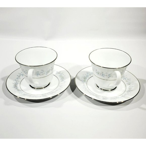 Vintage Contemporary Noritake MARYWOOD Teacup & Saucer Sets # 2181 (2) Sets - Picture 4 of 16